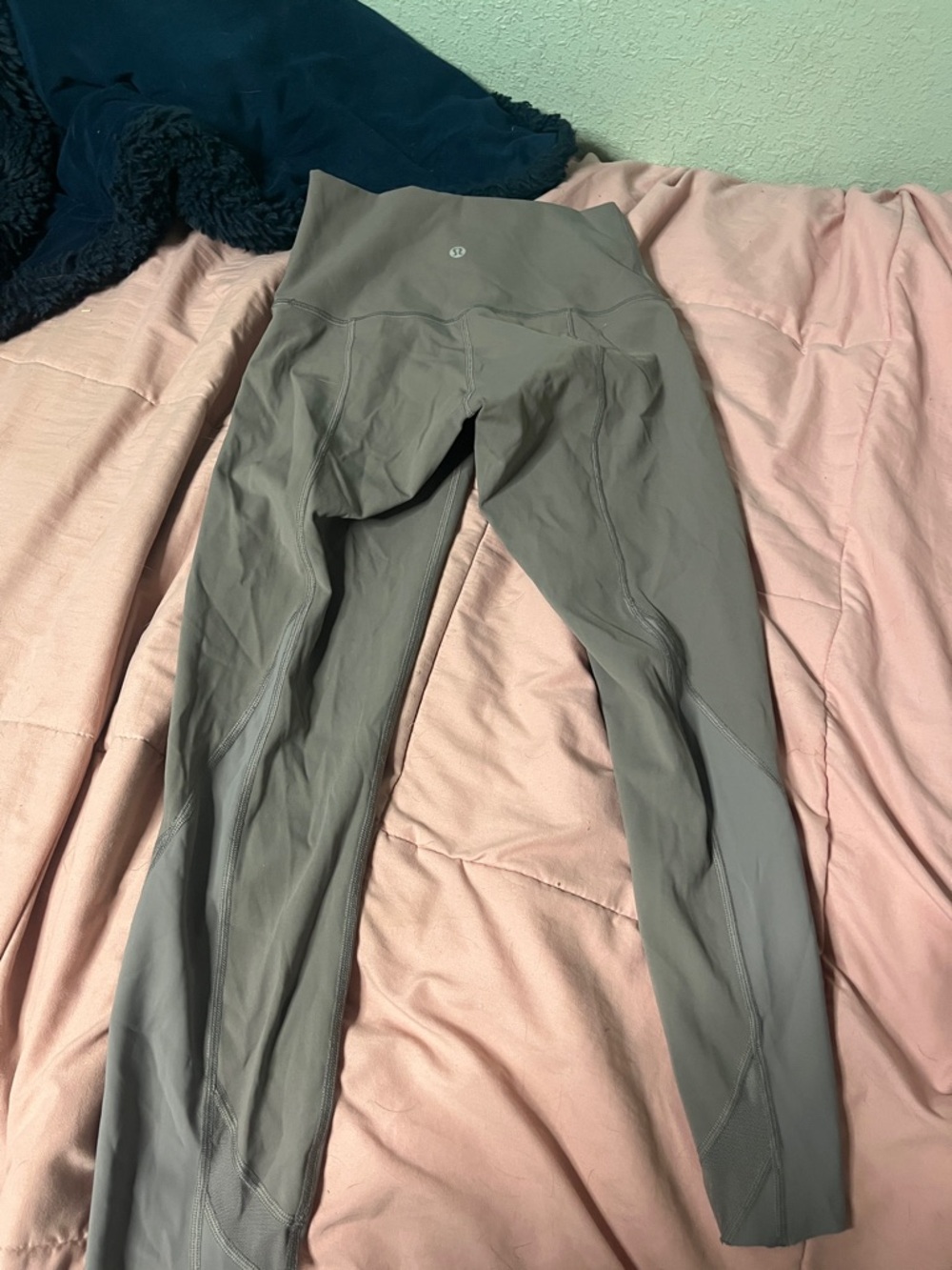 lululemon athletica gray high-waist leggings